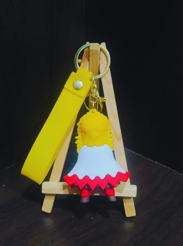 Image of Cute 3D Keychain | Keyring & Quirky Bag Charm | Hard Silicone, Unbreakable | Travel Essential | Kids Friendly | Strap & Bag Hook