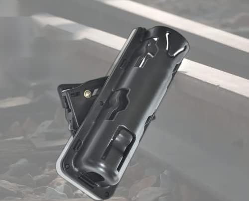 AOLEN 360-Degree Rotating Baton Holster,Expandable Swivel Baton Holder,Suitable for 16-26 Inch Telescopic Batons,Nylon Material,Tactical Baton Pouch, black