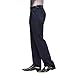 Haggar Mens Premium No-Iron Classic-fit Expandable-Waist Pleat-Front Dress Pants, Dark Navy, 34W x 30L US