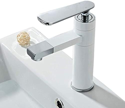 Miscelatore Monocomando Per Lavabo Bagno Con Bocca Girevole, Miscelatore Lavabo Da 7,8 Pollici Miscelatore Lavabo Miscelatore Camper Bianco Rimorchi Da Viaggio Rubinetteria Camper,Bianco,outstandi