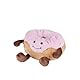 Warmies Donut Plüschtier Große Größe, Vollständig Mikrowellengeeignet und Gewichtetes Kuscheltier für Angst, Im Gefrierschrank kühlen oder in der Mikrowelle erwärmen, Weiches Wärmekissen