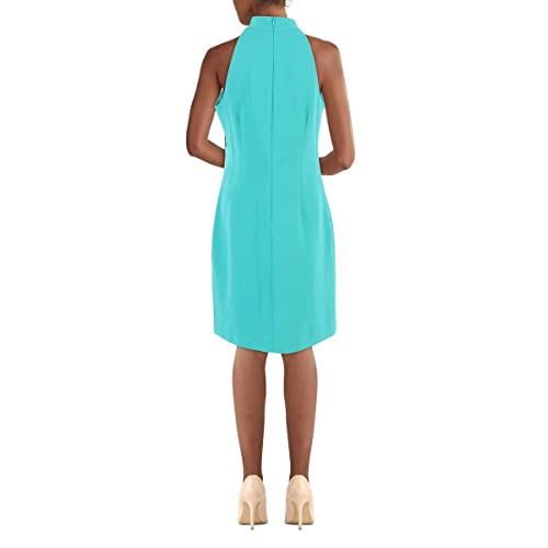 Image of Vince Camuto Women's Sleeveless Halter Tie Neck Shift Mini Dress