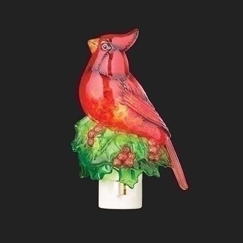 Roman Cardinal on Holly Nightlight, 6.25-inch Height, Room Lighting Decor