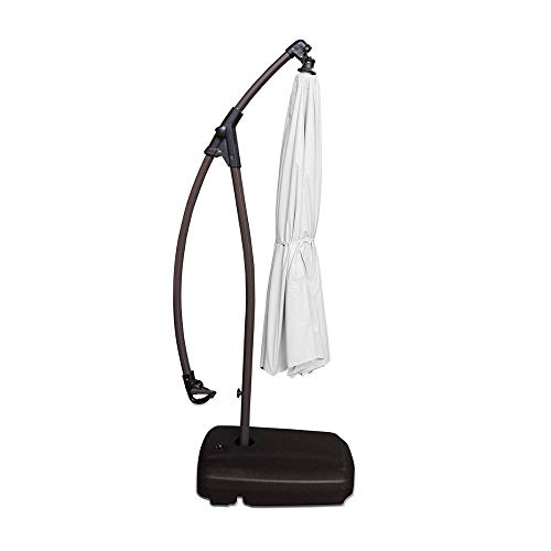 OMBRELONE LATERAL REDONDO SUNNY 3,0M CAFÉ/BRANCO