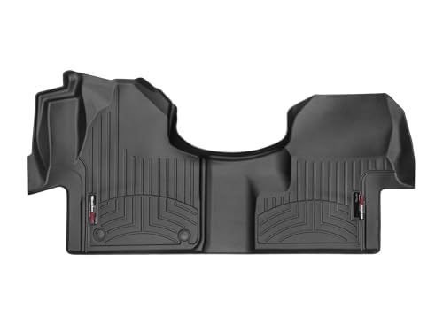WeatherTech Alfombrillas Compatible con Mercedes-Benz Sprinter Cargo Van/Chassis Cab (plazas Dividido) 2019-23 | Negro | 1a Fila
