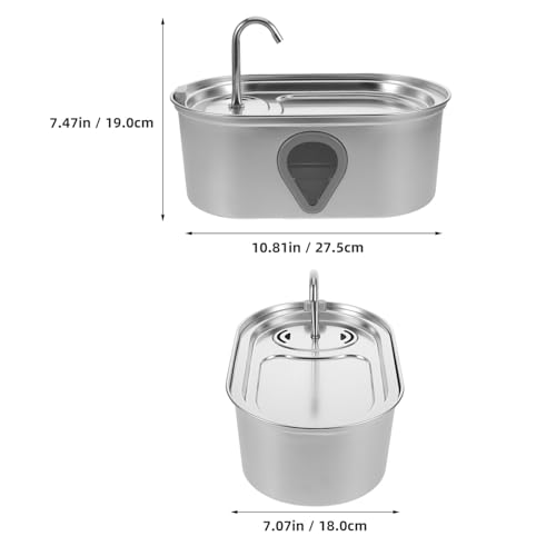 Petite fontaine à eau pour animaux de compagnie compacte et intelligente - 3