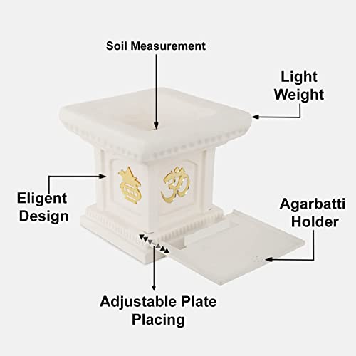 Tulsi Pot de fleurs durable pour éviter le flétrissement des plantes - 4
