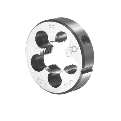 TOP-VIGOR M16 x 1.25mm Metric Tap and Die Set, Machine Thread Screw Tap with Round Threading Die - Image 4
