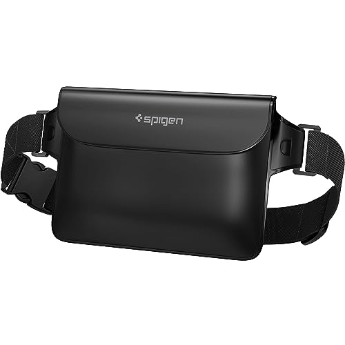 Fundas Y Cases, Wireless Spigen AquaShield A620 - Bolsa Impermeable para teléfono Celular, Bolsa Seca, riñonera con Correa Ajustable para la Cintura para Playa, natación, Barco,...
