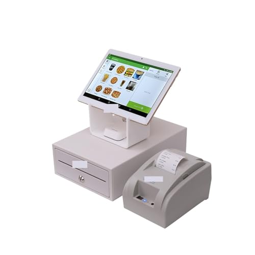 Caja registradora TPV de 10 pulgadas HS-004 con impresora de tickets y software integrado 4