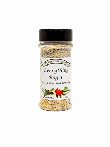 Image of Lesley Elizabeth Everything Bagel Salt-Free Seasoning - All-Purpose No Salt Spice Blend for Chicken, Vegetables, Eggs & Avocado Toast | Gourmet Bold Flavor Cooking & Grill Rub