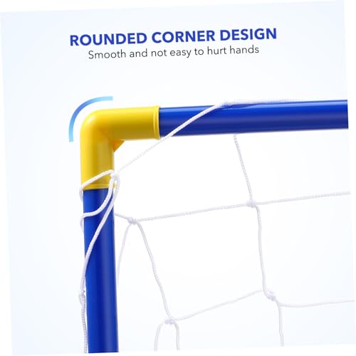 GANAZONO 3 Partidas rede de futebol jogando baliza de futebol portátil Futebol de plástico Gol de fu