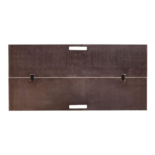 Lightweight Foldable Loft Crawl Board Attic Support with Handles 1.3m x 60cm Open Closed Non Slip Grip Tape 120kg Load Fit Into Cars Vans Portable Folding