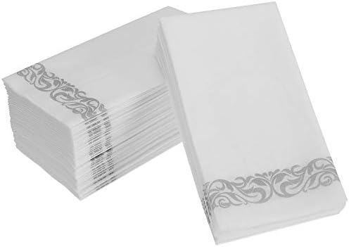 Amazon.com: Decorative Things Paper Bathroom Hand Towels - 8” x 4.5 ...