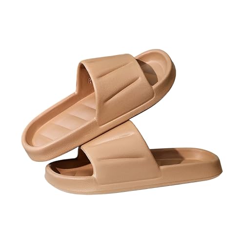 Hausschuhe Wolken Damen Badelatschen Damen Rutschfeste Peep Toe Slippers Slip-On Sandaletten Mit Weichen Sohlen Bequem Duschschuhe Anti-Slip Wasserschuhe Atmungsaktiv Strandsandalen