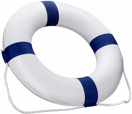 Premium Swimming Life Ring 20 Inch Durable Pool Float for Adults & Kids Ultimate Water Safety Gear
