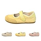 Generisch Trekkingschuhe Damen Sommer Low,Wanderschuhe Damen Leicht und Wasserfest,Freizeitschuhe Leder,Runde Beige Schuhe,Elegante Sneaker,Hallenturnschuhe Atmungsaktiv Leicht Weite H