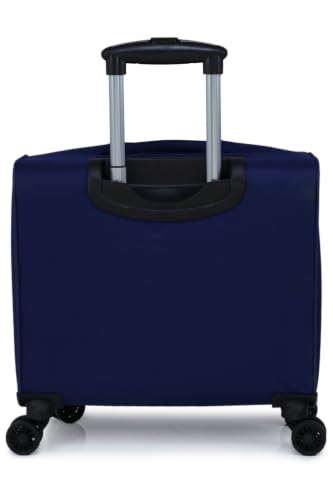 Image of Verage Acepack Berlin Polyester Four Wheels Laptop Trolley /Travel Bag Overnigter Luggage (Blue)