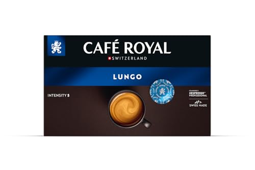 Café Royal Professional Pads, Lungo, 50 Nespresso (R) Professional kompatible Pads für Office und Gastronomie, Rainforest Alliance zertifiziert, 100 Prozent Arabica Kaffee, Intensität 5 2
