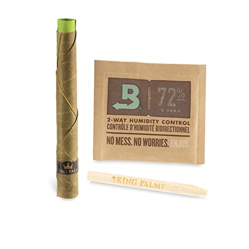 King Palm King Size Cones - (20 Rolls Total) - Natural Pre Roll Palm Leafs - Pre Rolled Cones - All Natural Cones - Corn Husk Filter - Preroll Cones - Cones With Filter - Organic Cones #TOP4
