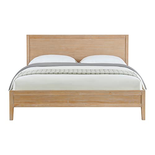 Alaterre Furniture Arden Wood Bedroom Set, King, Light Driftwood #TOP2