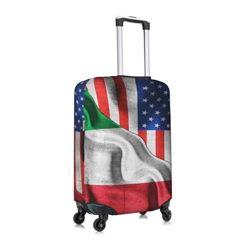 America Flag Italy Italian Flag Travel Luggage Cover Washable Suitcase Case Suitcase Protector Fit Luggage Cover Medium3