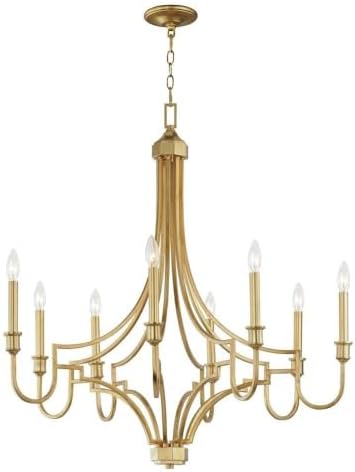 Maxim Normandy - 8 Light Chandelier-34.75 Inches Tall and 34 Inches Wide -Traditional Installation