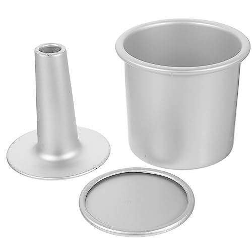 FONDOTIN Round Cake Pan Set High Grade Aluminum Alloy Baking Mold with Removable Bottom Baking Set Non Stick Design for Easy Release and Cleaning for Home and Bakery Use