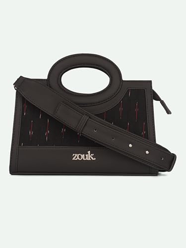 Image of ZOUK Zoe Sling Bag | Stylish Women's Crossbody Bags | Purse | Detachable Strap | Water-Resistant | Trendy Girls Side Bag | Compact & Chic