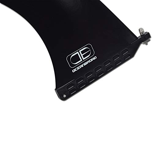 image for OCEANBROAD 10'' Surf SUP Fin 10 Inch No-Tool Fin Screw Single Center F