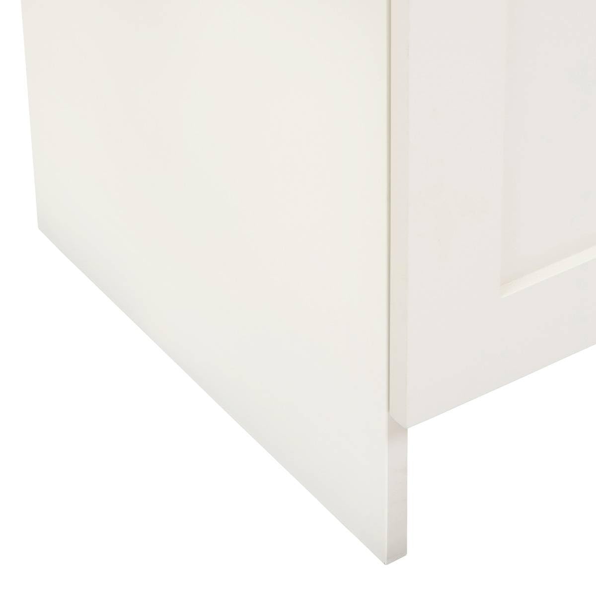 Atmosphera - Vaisselier 4 Portes 4 Niveaux Ivoire h180cm