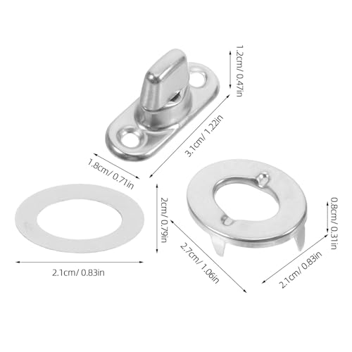 Kit œillets boutons tournants en acier inoxydable pour réparer une bâche déchirée - 2