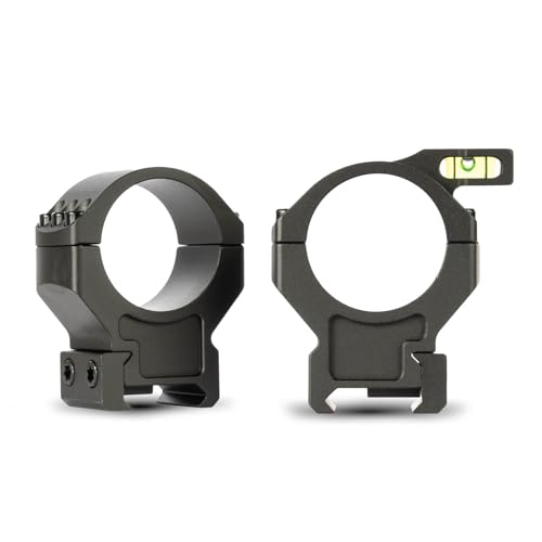 Image of Monstrum Challenger 30mm Picatinny Scope Rings with Integrated Level Bubble