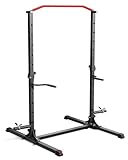 Sportsroyals Foldable Power Tower Dip Station Pull Up Bar for Home Gym Strength Training Workout Equipment, 280 LBS Weight Capacity