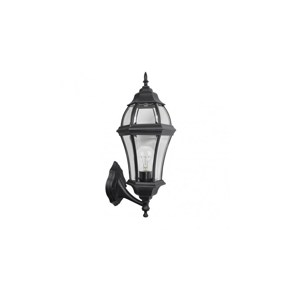 AKUNADECOR Aplique Para Terraza En Aluminio Becrux Negro Ip44