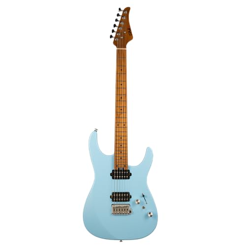 EART EYP-OMNI24 6 String Solid Body Electric Guitar Roasted Bookmatched Mahogany Body Artones-Hh-Y...