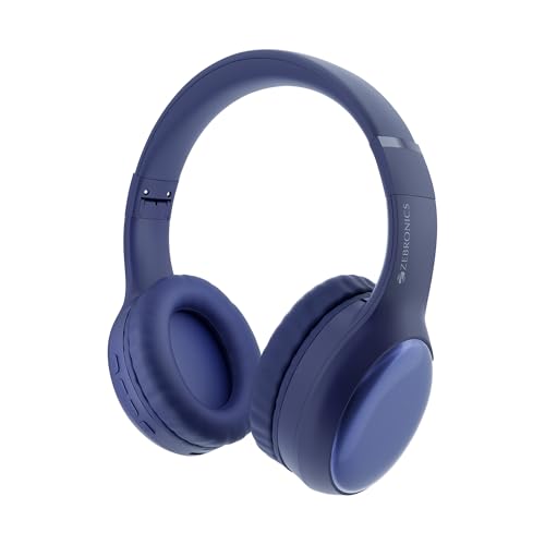ZEBRONICS Thunder Max Bluetooth Over Ear Headphone with 120*Hrs Playback, 3 EQ Modes, 40mm Bass Driver, Fast Charging, Gaming Mode, Dual Pairing, BT v5.4, AUX, Metallic Finish (Purple) ZEBRONICS Thunder Max Bluetooth Over Ear Headphone with 120*Hrs Playback, 3 EQ Modes, 40mm Bass Driver, Fast Charging, Gaming Mode, Dual Pairing, BT v5.4, AUX, Metallic Finish (Purple)