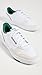 Reebok Unisex Phase Court Sneaker, White/White/Dark Green, 9.5 Women/8 Men