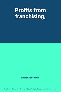 Hardcover Profits from franchising, Book