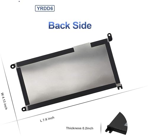 Wefly YRDD6 Laptop Battery Compatible for Dell Inspiron Latitude Vostro Series YRDD6 3 Cell 42Wh Battery VM732 1VX1H Laptop Battery - Image 6