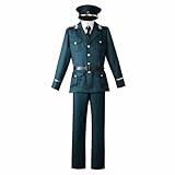 Cosplay-Charaktere: Dieses Outfit basiert auf den Charakteren im Anime-Manga SPY×FAMILY. Charaktername: Yuri Briar. Das Kostüm der Charaktere im Anime-Manga wiederherstellt. Der Anzug beinhaltet: Hemd + Oberteil + Hose + Hut + Krawatte + Gürtel.