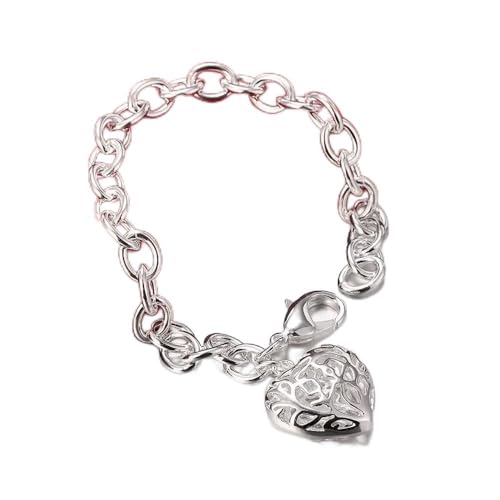 Bracelet femme cœur creux 925 le bijou idéal pour illuminer vos mariages