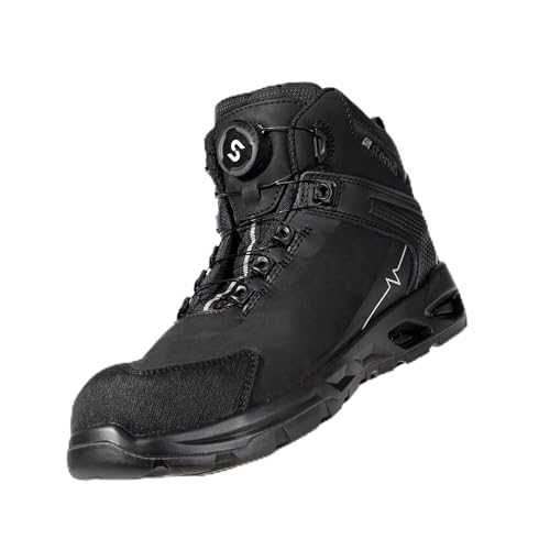 Ruler S3S SR Zapatos De Seguridad para Hombre Mujer - Botas Seguridad Hidrófugo - Calzado Ligero De Seguridad S3 Negro 43