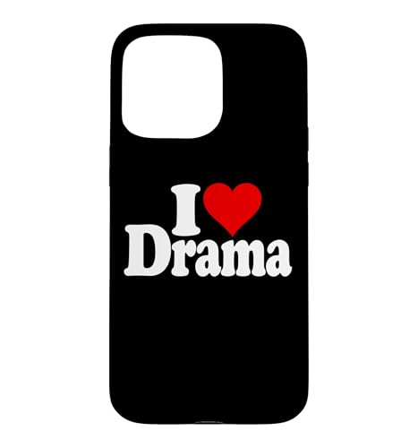 I LOVE HEART DRAMA DRAMA QUEEN T�V���c �X�}�z�P�[�X iPhone 15 Pro Max �p