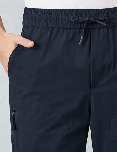 Image of Amazon Brand - Symbol Men's Relaxed Fit Athleisure Jogger Cargo Trouser (Elasticated Waistband)