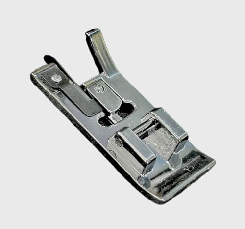 Image of ZENITH Overcasting Foot Pressure Foot Snap on Type for Automatic Electric Low Shank Sewing Machines Suitable for Usha Janome Brother Singer etc Steel Finish (Overcasting Foot)