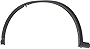 Evan-Fischer Front Fender Flare Compatible with 2015-2019 Nissan Murano Textured Black, Driver Side