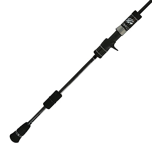 Okuma Tesoro Lightweight 24/30 Ton Carbon UXR Reinforced Fiber Blanks Jigging Rods, TSR-C-681M-SP, Black