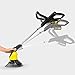 Karcher 18V Cordless Weed Remover WRE 18-55, Nylon Bristle Head with Max 2800 RPM, Swivel Cleaning Head, Telescopic Handle, Can be Used with 18V Battery, Without Battery