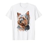 Yorkshire Terrier dog watercolor - Gogga